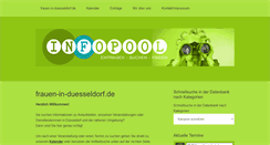 Desktop Screenshot of frauen-in-duesseldorf.de