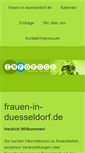 Mobile Screenshot of frauen-in-duesseldorf.de